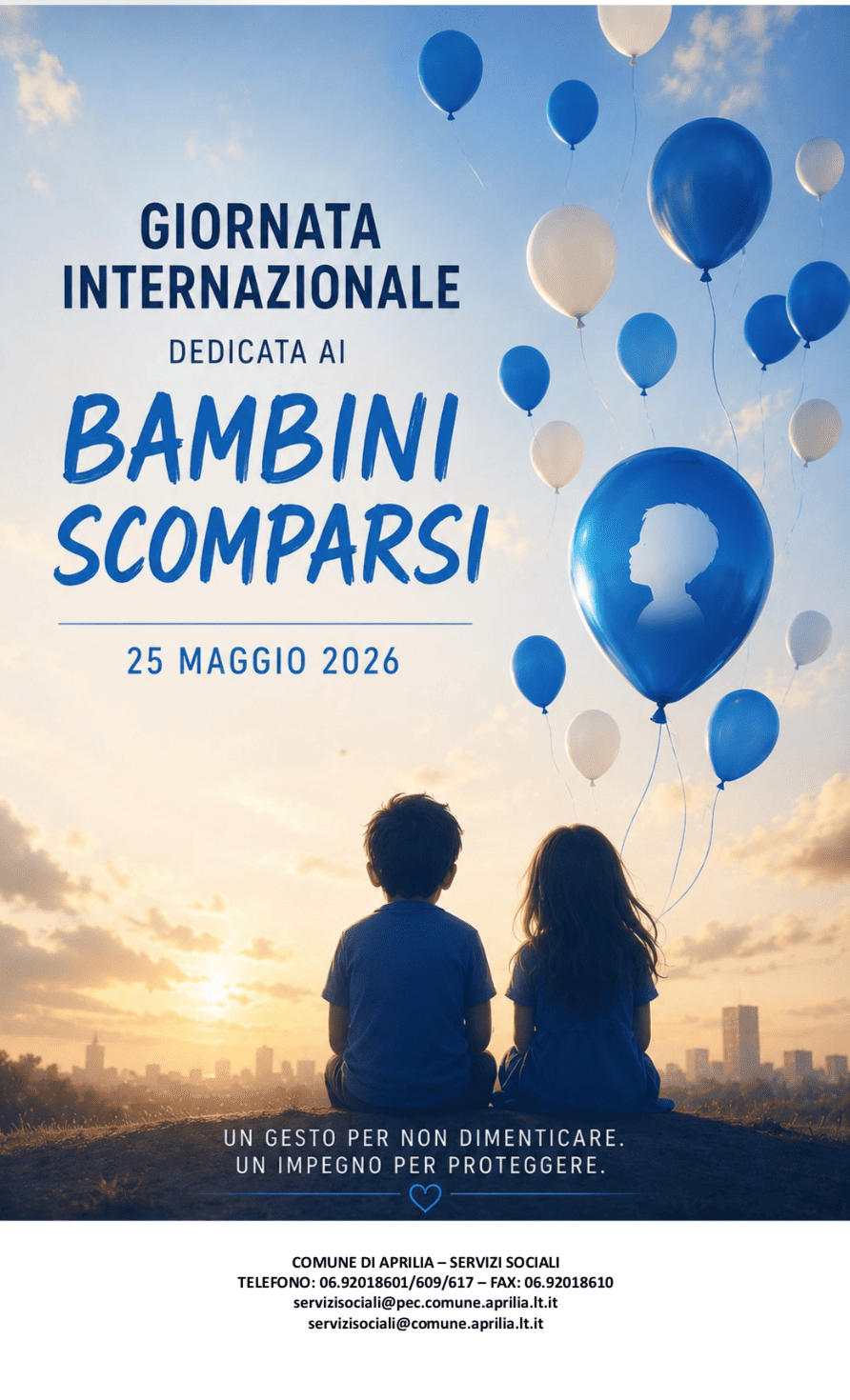 25 maggio giornata bambini scomparsi 1